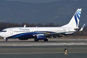 Một máy bay của hãng Nord Star tại sân bay Vladivostok, Nga. Ảnh: Sputnik.