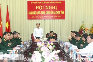 Triển khai quyết định nhân sự của Bộ Quốc phòng