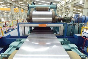 Dây chuyền mạ NOF công suất thiết kế 400.000 tấn/năm của Nhà máy Hoa Sen Nghệ An tại Khu công nghiệp Đông Hồi.