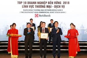 Seabank nằm trong top 10 doanh nghiệp bền vững Việt Nam