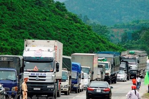 Tuyến đường Quốc lộ 1 hiện tại đoạn đi qua tỉnh Lạng Sơn. (Ảnh: Việt Hùng/Vietnam+).