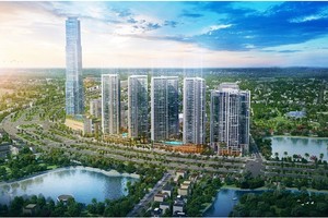 Phối cảnh dự án Eco Green Saigon được quy hoạch đồng bộ, hiện đại ngay trung tâm Quận 7.