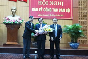 Ông Phan Việt Cường nhận nhiệm vụ Bí thư Tỉnh ủy Quảng Nam.