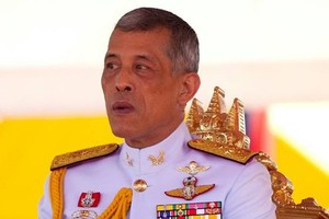 Quốc vương Maha Vajiralongkorn, 66 tuổi, dự kiến đăng quang vào đầu tháng 5. Ảnh:AFP.