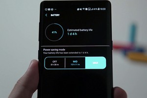 Chế độ tiết kiệm pin trên một số smartphone giúp tăng thời gian sử dụng lên nhiều giờ. Ảnh:Soyacincau