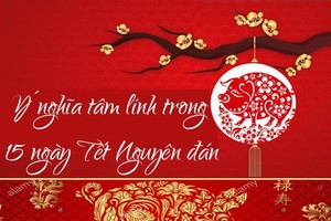 Ý nghĩa của 15 ngày Tết Nguyên đán