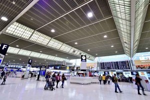Sự việc xảy ra tại sân bay quốc tế Narita, Nhật Bản.