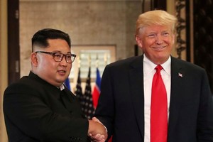 Tổng thống Donald Trump và nhà lãnh đạo Kim Jong-un. (Ảnh: Getty)