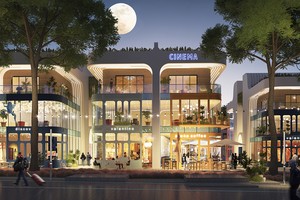 Mặt tiền của các shop villas rộng, phù hợp cho hoạt động kinh doanh.