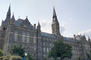 Khuôn viên trường đại học Georgetown ở Washington, DC, Mỹ. (Ảnh: AFP/TTXVN)