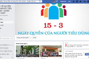 Trang Facebook Bảo vệ quyền lợi người tiêu dùng quận Cầu Giấy.