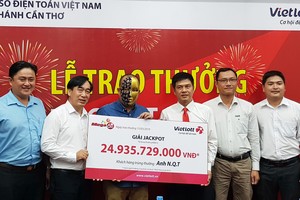 Anh T. nhận giải thưởng gần 25 tỷ đồng. 