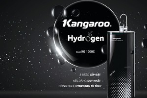 Kangaroo, ra mắt máy lọc nước Hydrogen từ tính đầu tiên tại Việt Nam