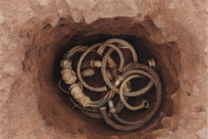 Những cổ vật được khai quật vào năm 1990. (Nguồn: British Museum).