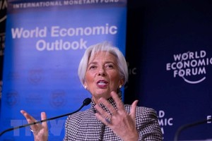 Tổng Giám đốc IMF Christine Lagarde. (Nguồn: THX/TTXVN).