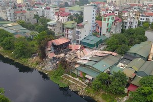 Khu nhà xưởng xảy ra vụ hỏa hoạn gây hậu quả đặc biệt nghiêm trọng ngày 12/4 (Ảnh: Nguyễn Trường).