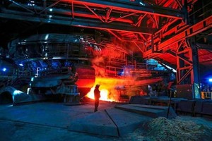 Nhà máy của British Steel tại Scunthorpe, Lincolnshire, Anh. (Ảnh: Lindsey Parnaby/Getty Images).