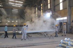 Sản phẩm Thép của Việt Nam cạnh tranh bình đẳng trên thị trường. (Ảnh: Đức Duy/Vietnam+).