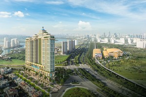 Thành Rome Sài Gòn sở hữu vị trí chiến lược với view nhìn toàn cảnh Thủ Thiêm đắt giá.