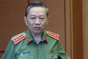 Bộ trưởng Công an, Đại tướng Tô Lâm. Ảnh: Võ Hải.