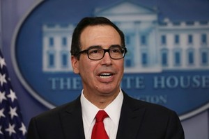 Bộ trưởng Tài chính Mỹ Steven Mnuchin. Ảnh: Reuters.