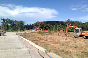 Các dự án tấp nập ngày đêm triển khai thi công.