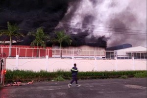 Hiện trường vụ cháy.