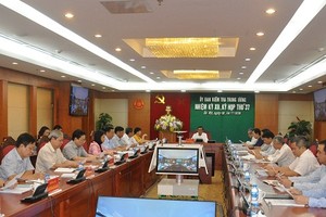 Thông cáo báo chí Kỳ họp 37 của Ủy ban Kiểm tra Trung ương