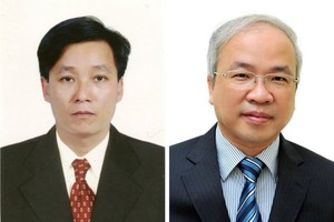 Thứ trưởng Nguyễn Khánh Ngọc (trái) và Thứ trưởng Phan Chí Hiếu của Bộ Tư pháp. Ảnh Internet.