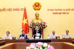 Chủ tịch Quốc hội Nguyễn Thị Kim Ngân phát biểu khai mạc Phiên họp. Ảnh VGP/Lê Sơn.