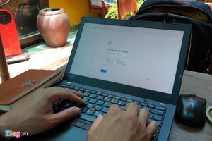 Website UBND quận 7 đến trưa 19/8 vẫn chưa thể truy cập. Ảnh: Sỹ Đông.