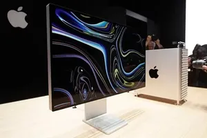 Sản phẩm iMac của Apple được trưng bày tại một sự kiện ở SanJose (California, Mỹ). Ảnh: AP.