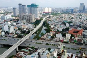 Tuyến metro Số 1 của TP.HCM. Ảnh: Quỳnh Trần.