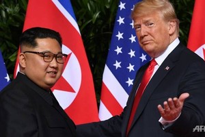 Chủ tịch Triều Tiên Donald Trump và Tổng thống Mỹ Donald Trump (Ảnh: AFP).