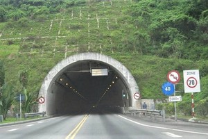 Hầm Hải Vân. Ảnh: Nguyên Vũ.