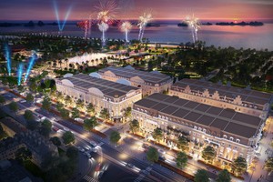 Shophouse Europe 'ra hàng' những căn shophouse mặt đường cuối cùng tại dư án.