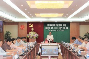 Kỳ họp 39 Ủy ban Kiểm tra Trung ương.