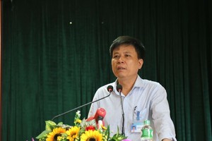 Chủ tịch phường Đông Ngạc- ông Nguyễn Quang Thậm.