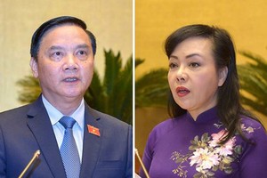 Chủ nhiệm UB Pháp luật Nguyễn Khắc Định và Bộ trưởng Y tế Nguyễn Thị Kim Tiến đã được phân công đảm nhiệm những cương vị công tác mới.