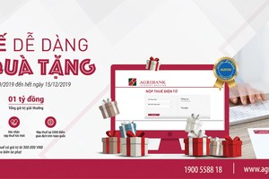 “Nộp thuế dễ dàng - Vô vàn quà tặng” với Agribank