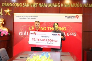 Ông S.Y.F là người nước ngoài đầu tiên trúng độc đắc Vietlott.