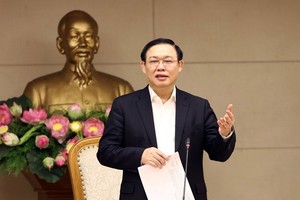 Phó Thủ tướng Vương Đình Huệ phát biểu tại cuộc họp - Ảnh: VGP/Thành Chung