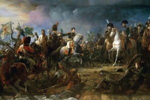 Napoleon và các tướng Pháp trong trận Austerlitz. Ảnh: Wikimedia Commons.