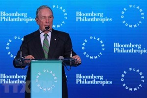 Cựu Thị trưởng New York, tỷ phú Michael Bloomberg. (Nguồn: AFP/TTXVN)