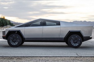 Xe bán tải Cybertruck. Ảnh: Chụp màn hình