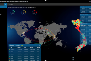 Hệ thống Chia sẻ và Giám sát an toàn thông tin phục vụ Chính phủ điện tử. (Ảnh chụp màn hình)