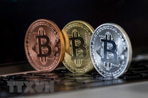 Đồng Bitcoin. (Ảnh: AFP/TTXVN)