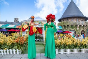 “Chị chị em em”, Tết này bếp núc làm chi, lên mà xem Bà Nà rực rỡ tulip với hoa hồng