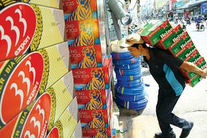 Một đại lý bia ở TP.HCM