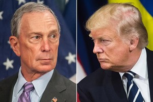 Tỷ phú Michael Bloomberg (trái) và Tổng thống Mỹ Donald Trump (Ảnh: Media post).